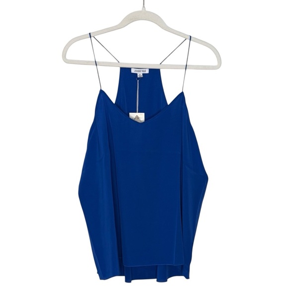 Johnny Was Elegant Silk Blend Edie Cami Top Cobalt NWT XL Camisole - Picture 3 of 11